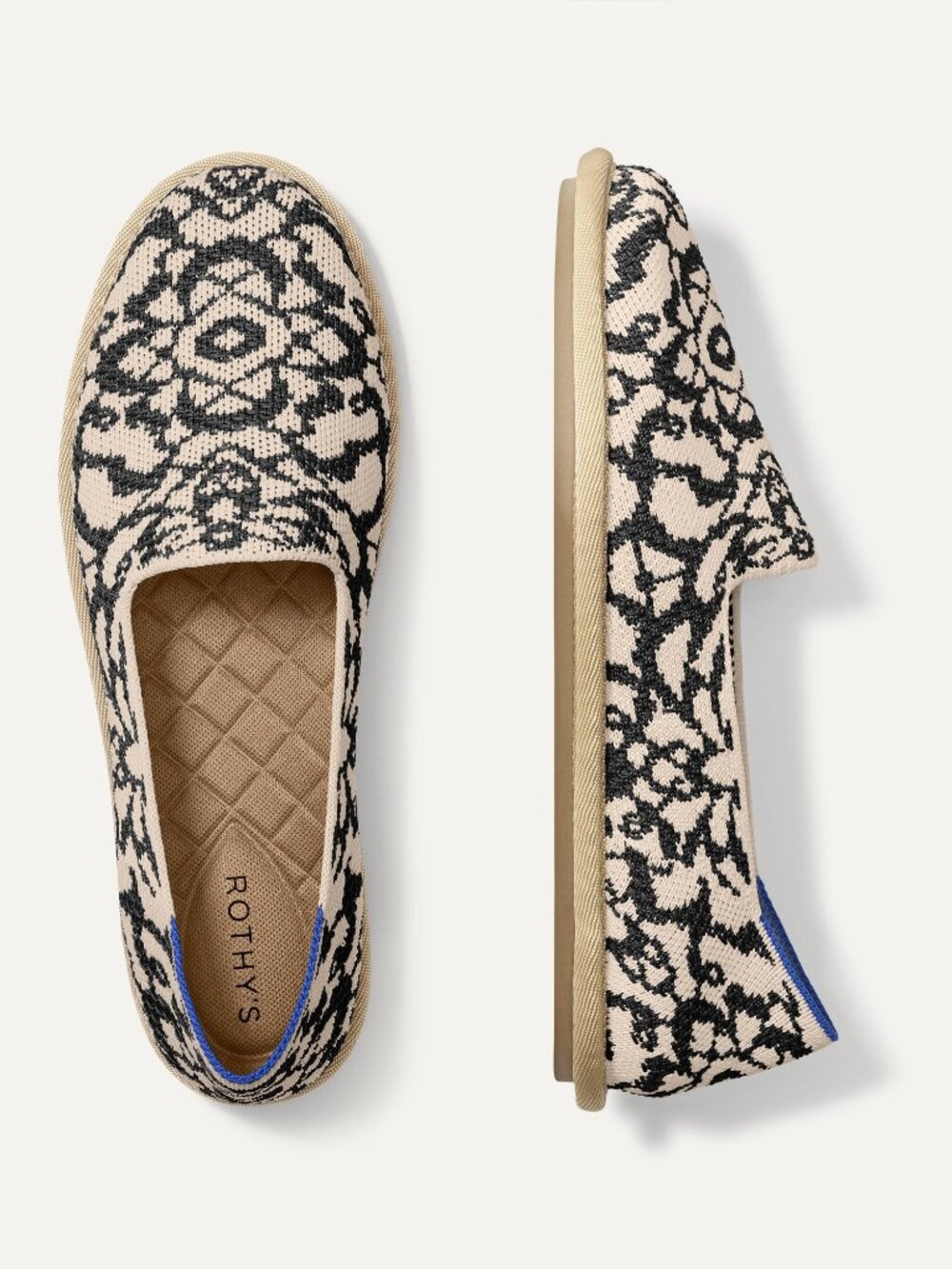 Rothy's The Cruiser Loafer - Espresso Bloom Size 7